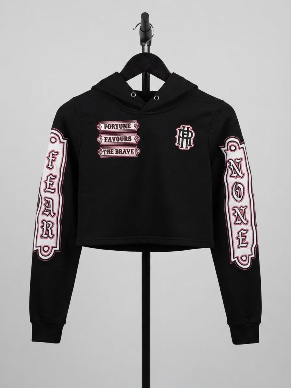 Headrush Women's "Fear None" Cropped Hoodie